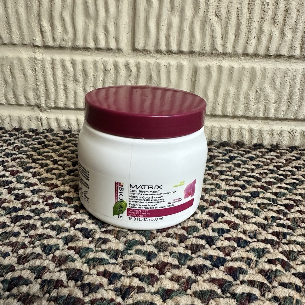 Matrix Biolage COLOR BLOOM MASK, Color Treated Hair, 16.9 oz NWOB
